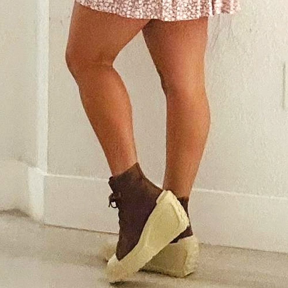 Converse SQUARED Chuck 70 De Luxe Lug Wedge Coffee Break/Ortholite Cushioning